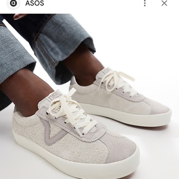 Vans Unisex Sneakers in Gray and CreamSize 8.5 Men’s. 10 Women’s NWOT